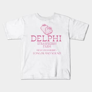 Delphi Strawberry Farm Kids T-Shirt